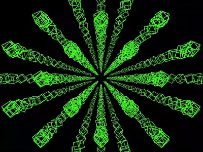 Day 9 animation creative coding cubes geometry javascript p5 p5js