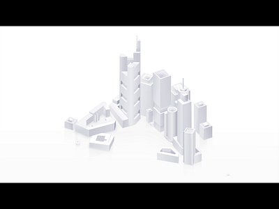 Frankfurt am Main 2d 3d animation artoftheday buildup city dribbble frankfurt frankfurt am main inspiration isometric moho motion design simple vector