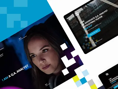 I AM BLIP // Behance Case Study animation blip case study design landing page player principle ui video