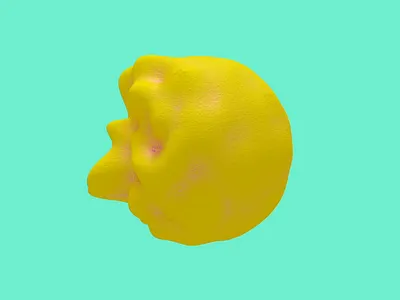 Blobby Lemon Mint Loop 3d c4d cinema4d design