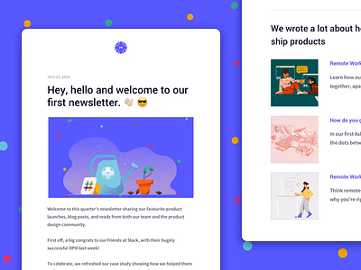 MetaLab Summer Newsletter 😎 animation blog illo illustration news newsletter