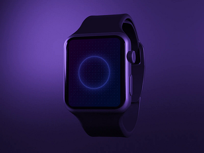 iWatch Motion 3d ae c4d design model motion motion design motion graphics particular ui