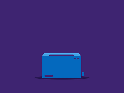 Sneaky Toast animation appliances branding character design flat icon illustration poptart toast toaster toaster oven toasty