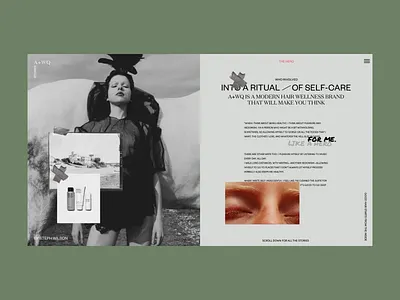 A+WQ Website Blog Animation blog concept fashion interaction motion promo typography ui ux video web website