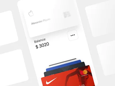 Smart Cardholder 💳 – Version 2 animation app application balance banking card carousel concept credit card credit card balance dashboard finance fintech flipping ios lend lending money transfer online banking picker
