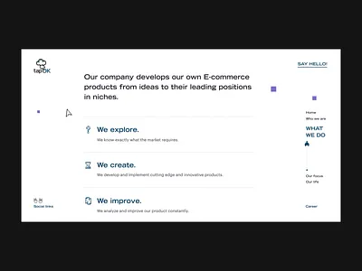 TapOK Website design ui ux web website