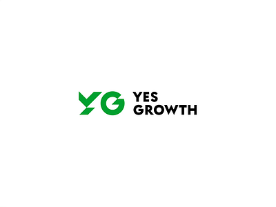 Yes Growth logo motion animation brand design branding fund growth logo motion design