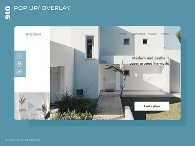 Daily UI Challenge - 016 - Pop up/ Overlay adobe xd dailyui popup uidesign uxdesign