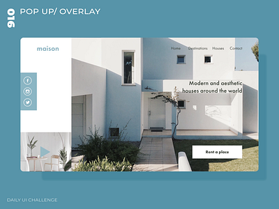 Daily UI Challenge - 016 - Pop up/ Overlay adobe xd dailyui popup uidesign uxdesign