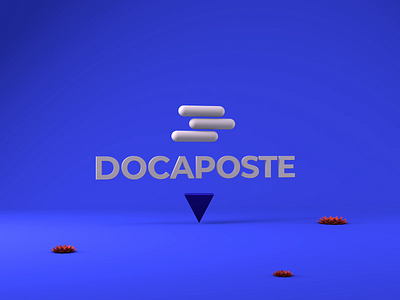 DOCAPOSTE BRAND DESIGN | 3d manipulation #2 3d 3d art after effect animation art branding c4d cinema 4d concept design illustration transition ui uidesign vector web website