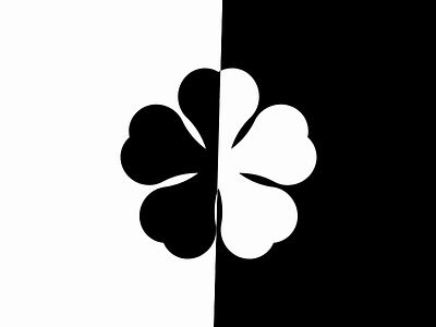 Adobe XD - Black Clover S2 Outro adobe xd animation auto animate black black and white black clover clover five leaf masks spin