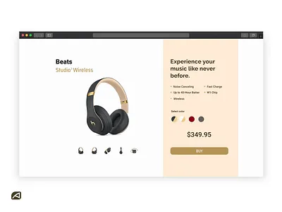 Beats Studio 3 Checkout Concept beats by dre checkout checkout form dailyui store