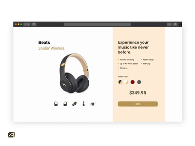 Beats Studio 3 Checkout Concept beats by dre checkout checkout form dailyui store