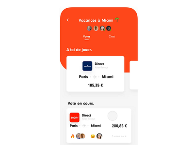 Flight animation ✈️ animation button design interface ios iphone microinteractions orange principle scrolling ui ux