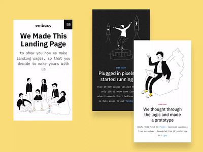Mobile version landing about landing animation clean design illustration illustrator landing landing page landingpage minimal promo typography ui vector web website