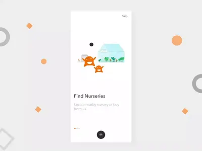 Intro Screens animation app illustration minimal motion ui uxdesign