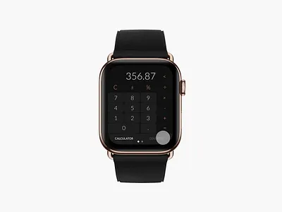 Calculator & Currency Converter Apple Watch apple watch calculator calculator app calculator ui currency currency converter currency exchange dailyui watch watchos