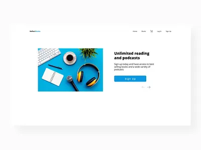 Books Reading Site after effects animation books design landing page prototype ui ui design ux web design