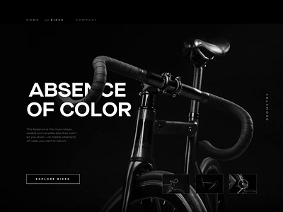 Absence Of Color animation clean design illustration minimal type typography ui ux vector web website