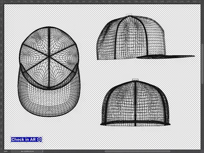 Uneternity 3d art augmented reality branding brutalism cyberpunk facebook future hacker mask nerd punk snapback