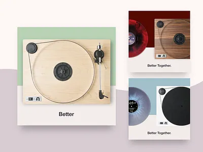 Social Ads for U-Turn Audio ads advertising after effects aftereffects animation brand branding design facebook ads motion music social ads