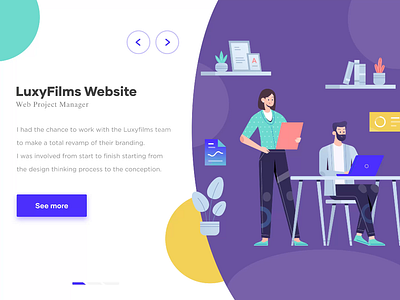 Portfolio Slider Animation aftereffects animation branding colorfull design flat icon illustration jelly motion design mp4 portfolio sketch slider ui ux vector web website work