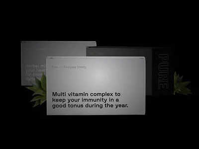 Pure Vitamins ae animation chat app chatbot clean design health healthcare minimal motion ui ux web website