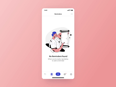 Keep In Touch Refresh Animation animation app appointment calendar eleken ios keepintouch mobile reminder schedule ui ux