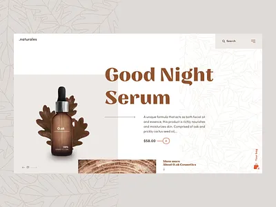 Natural Cosmetics Store aftereffects agency animation czech czechdesign design design concept interaction natural oak sdmk sketch store studio ui ux website