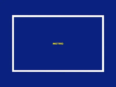 Metro animation ui ux web website