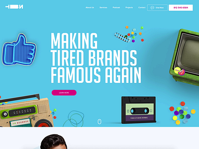 Tired of been Normal website 3d 3d object branding colorful design developer digital marketing freelance designer freelancer fun home page illustration likes social media pack texture tranding design typography web website website design