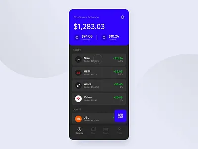 Cashback App - Animation after effects animation application cashback dark ui design interaction mobile motion payment product prototype sdh ui ux web design