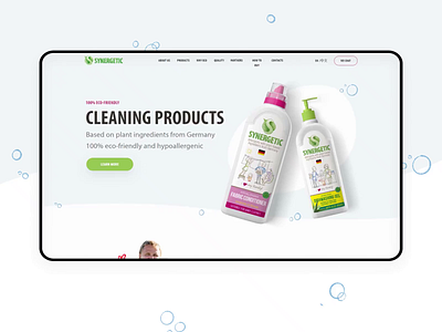Scroll Animation. Landing Page. Synergetic animation clean design embacy landing landing page landingpage minimal promo ui website
