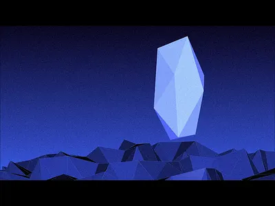 Facets: Float animation crystal exhibition facets generative art geometric installation art minimalist motion graphics new media touchdesigner