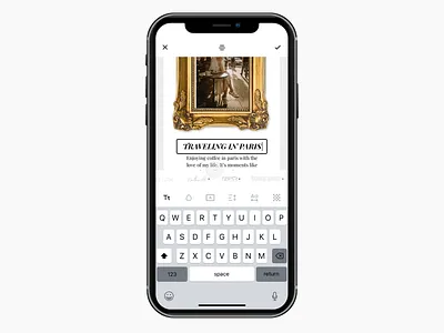 Premium Font Popup Animation animation fonts instagram stories instagram template made principle principleapp ui uiux