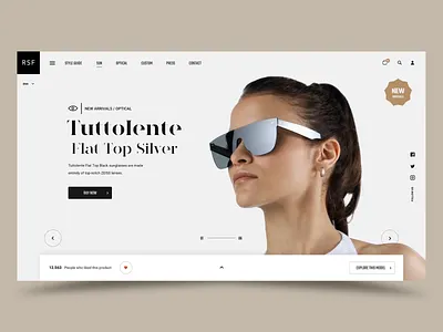 "RSF" Concept animation concept design exploration fashion interface motion principle retrosuperfuture ui ux web webdesign website