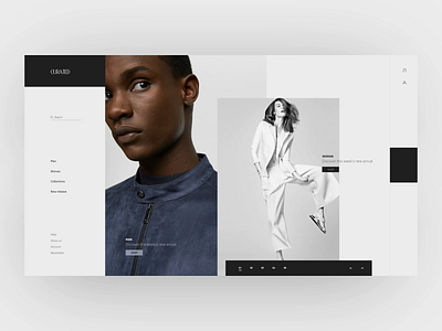 Fashion - Ecomm - Intro ae animation ecommerce fashion light logodesign minimal muzli smooth transition ui ux