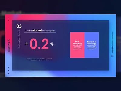 Gradient Design amazing animation attractive business colorful design designball focused gradient gradient color graphic design growth rate massive x powerpoint powerpoint template pptx presentation presentation template slide