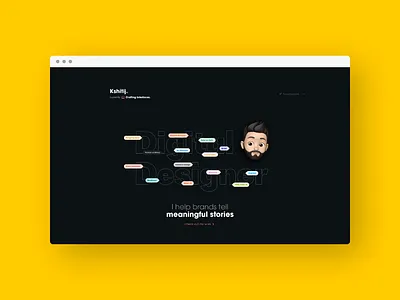Personal Site Refresh about avatar clean dark dark mode dark ui design minimal mobile personal portfolio responsive ui ux web web design website website design