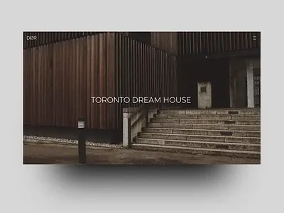 Dør Parallax Showcase architect architecture building clean dark design exterior interior minimal parallax realestate simple ui ux web website