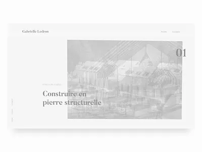 Gabrielle Folio — Projects Page Concept after effects aftereffects animation architecture blend design interaction layered minimal motion design photography portfolio slideshow typography ui ui design ux web website work in progress