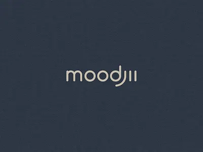 Moodjii Logo animation branding design lineart logo