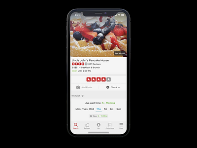 Yelp Collection Exploration 2 app bookmark collection swipe yelp