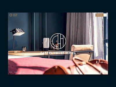 Cartel House Hotel Website design hotel interaction interface ui ux webflow website