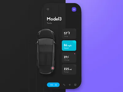 Tesla mobile app ui tutorial animation app application application design dashboard design interface mobile app mobile app design mobile application mobile ui sound tesla tutorial ui ui ux uiux user user interface vector
