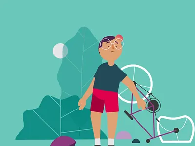 Little bumps 2d animation baby character dad design family flatdesign glasses green health healthcare illustration insurance kid mum pregnancy purple smile vector