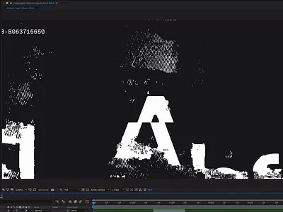 Abstract Logo Animation abstract animation black and white glitch logo static