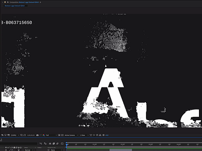 Abstract Logo Animation abstract animation black and white glitch logo static
