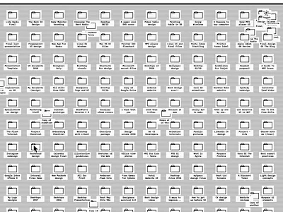 Keep it clean: Project folder organization template animation file folder macos retroui structure ui ux