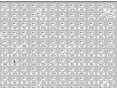 Keep it clean: Project folder organization template animation file folder macos retroui structure ui ux